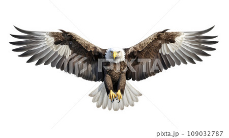 Bald eagle in flight Bald eagle in flight 109032787