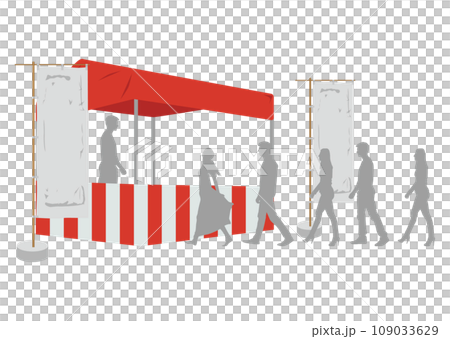 屋台と人々 屋台と人々 109033629