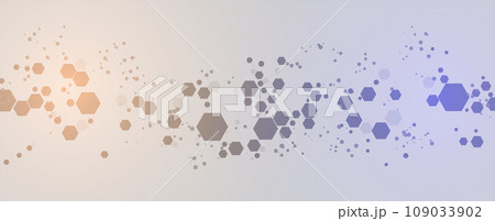 Quantum processing. Deep learning artificial intelligence. Future new technology for business or science presentation. Vector background Quantum processing. Deep learning artificial intelligence. Future new technology for business or science presentation. Vector background 109033902