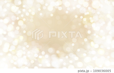 キラキラ輝く玉ボケが綺麗なゴールドの背景イラスト、クリスマスやウェディング、ラグジュアリーな雰囲気に キラキラ輝く玉ボケが綺麗なゴールドの背景イラスト、クリスマスやウェディング、ラグジュアリーな雰囲気に 109036005
