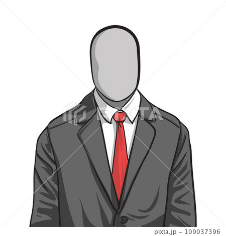 Slender man cartoon Slender man cartoon 109037396