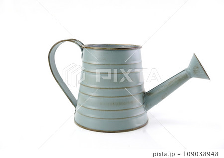 metal watering plant flower pot isolated on white background 109038948