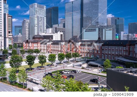 《東京都》東京駅・丸の内都市風景 《東京都》東京駅・丸の内都市風景 109041909
