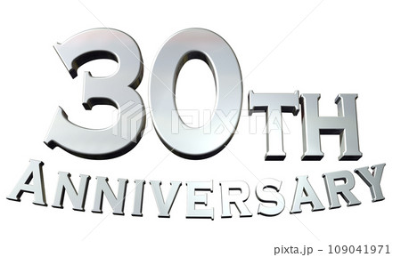 3DCG「30th Anniversary/30周年」シルバー,銀 109041971