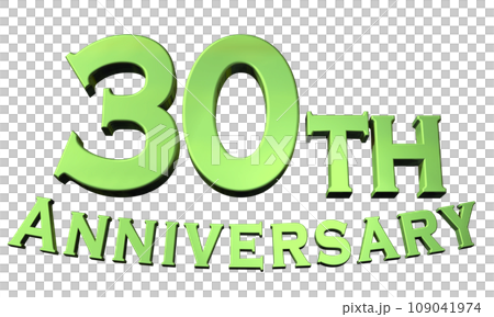 3DCG "30th Anniversary/30th Anniversary" Green, Green 109041974