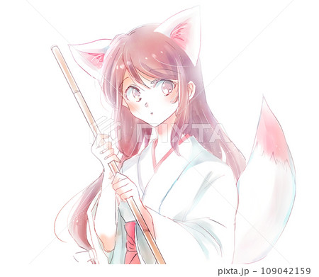 狐の神使の女の子のイメージ 狐の神使の女の子のイメージ 109042159