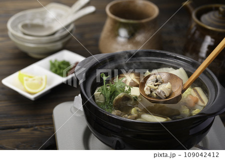 コラーゲンたっぷりの鍋料理 すっぽん鍋 109042412