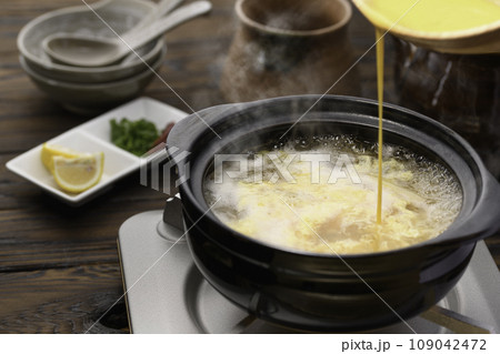 すっぽん雑炊 コラーゲンたっぷりの鍋料理 すっぽん鍋 すっぽん雑炊 コラーゲンたっぷりの鍋料理 すっぽん鍋 109042472