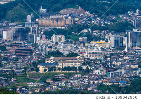 稲佐山展望台からの眺め 長崎都市風景 【長崎市】 稲佐山展望台からの眺め 長崎都市風景 【長崎市】 109042950