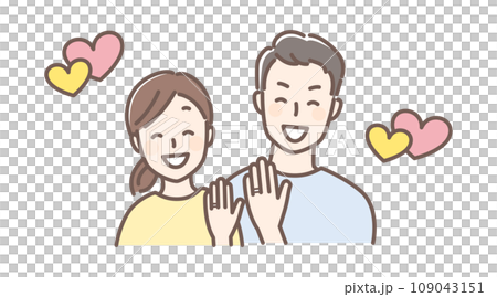 婚約した男女 109043151