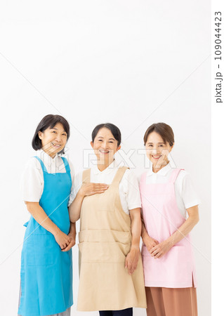 家事代行 ハウスキーパー エプロンの女性 家事代行 ハウスキーパー エプロンの女性 109044423