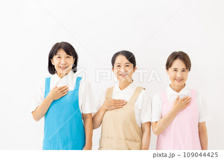 家事代行 ハウスキーパー エプロンの女性 家事代行 ハウスキーパー エプロンの女性 109044425