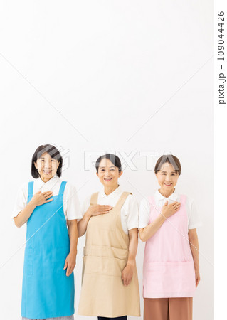 家事代行 ハウスキーパー エプロンの女性 家事代行 ハウスキーパー エプロンの女性 109044426