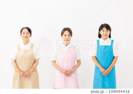 家事代行 ハウスキーパー エプロンの女性 家事代行 ハウスキーパー エプロンの女性 109044438