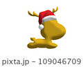 reindeer character cartoon animal on white background 109046709