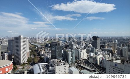 川崎市街から東京へ 大パノラマ 川崎市街から東京へ 大パノラマ 109046725