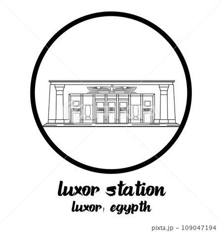 Circle Icon Luxor Station Circle Icon Luxor Station 109047194