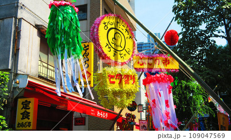 ふじのいち商店街の七夕祭り（2023年撮影） 109047569