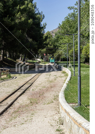 Train track of the Utrillas mining museum 109048356