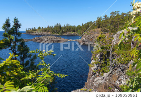 Rocky coast of Valaam Island Rocky coast of Valaam Island 109050961