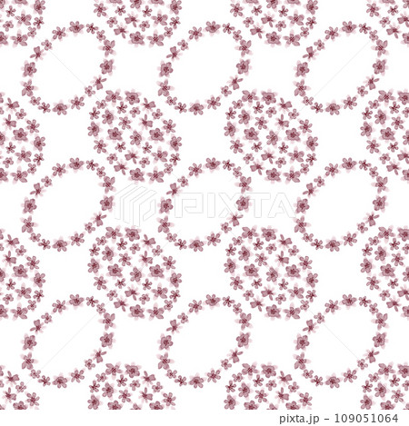Wild pink flowers. Abstract seamless pattern. Ideal for textiles, wallpaper and other decor 109051064