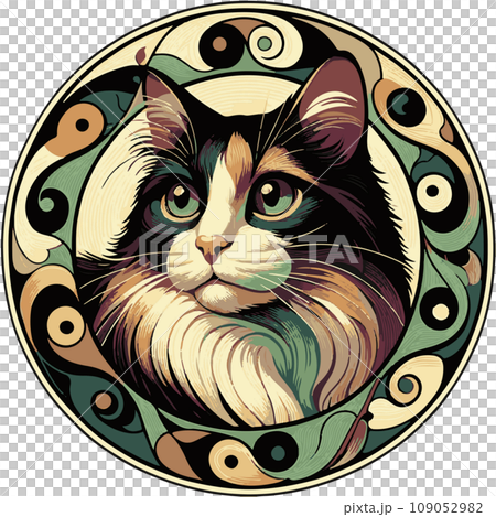 アイコンに使える猫のイラスト アイコンに使える猫のイラスト 109052982