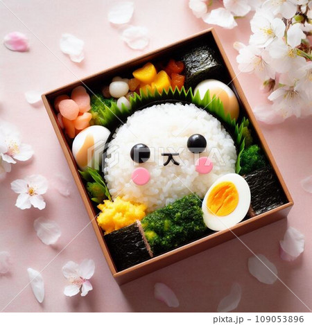 クマちゃんの可愛いキャラ弁当 109053896