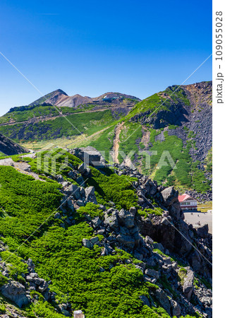 長野県の乗鞍岳の観光登山 魔王岳の山頂からの眺め 長野県の乗鞍岳の観光登山 魔王岳の山頂からの眺め 109055028