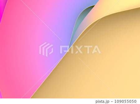 重なり合う曲線3D背景イメージ 重なり合う曲線3D背景イメージ 109055050