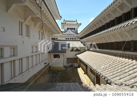 国宝姫路城 小天守と櫓廊下 内部の様子 国宝姫路城 小天守と櫓廊下 内部の様子 109055418