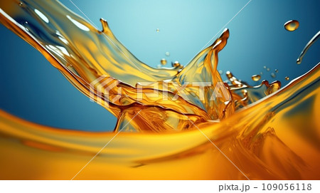 Detail to flowing petrol oil, fuel concept burned to produce heat or power 109056118