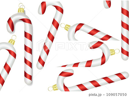 Set of Christmas Candy Cane 109057050