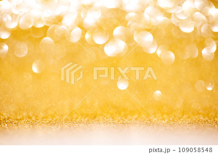 Abstract glitter golden background with copy space Abstract glitter golden background with copy space 109058548