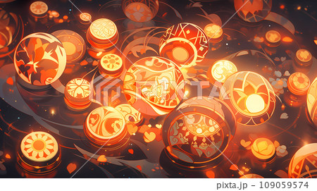 Abstract Geometric Background Fantasy Composition 109059574