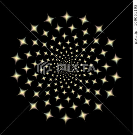 Fibonacci gradient blurred Ratio Spiral Vector Pattern 109061198