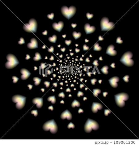 Fibonacci gradient blurred Ratio Spiral Vector Pattern 109061200