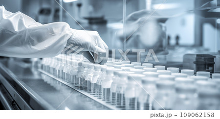 Pharmaceutical machine working, pharmaceutical glass bottles production line 109062158