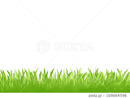 芝生の手描きイラスト 109064596