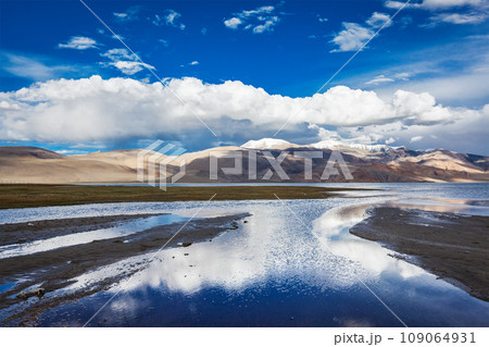 Tso Moriri, Ladakh, India. Altitude 4500 m 109064931