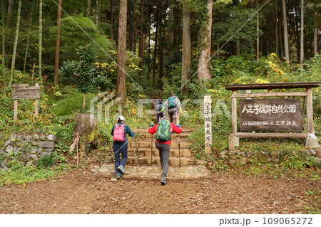 八王子城 本丸方面へのハイキング（登山道入口） 109065272