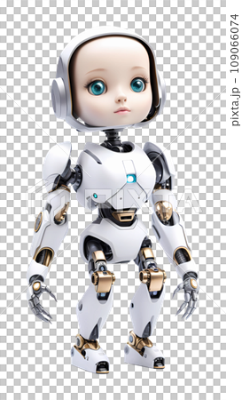 robot with white plastic surgery 109066074