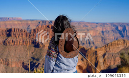 The breathtaking view over the Grand Canyon in Arizona 109068356