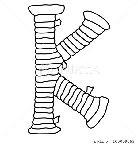 (Uppercase) Mummy Halloween font design (Uppercase) Mummy Halloween font design 109069665