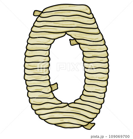 (Uppercase) Mummy Halloween font design (Uppercase) Mummy Halloween font design 109069700