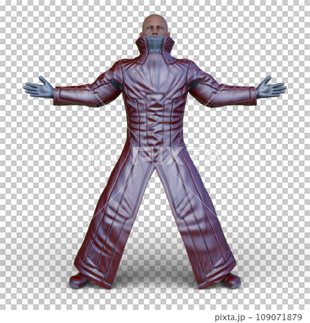 一個穿著長外套的男人 109071879