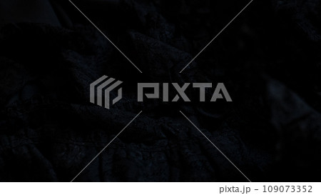 背景素材　バックグラウンド　4k　テクスチャー　黒　ブラック　black　コンセプト　レース　装飾 109073352