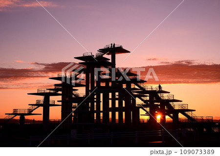 富津岬夕景 富津岬夕景 109073389