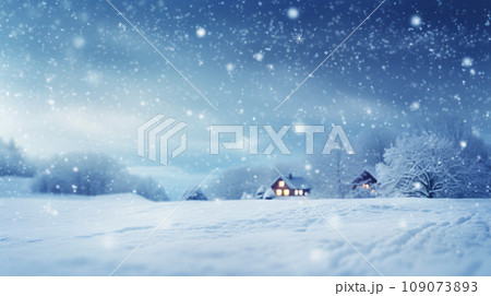 積雪の静かな風景 積雪の静かな風景 109073893