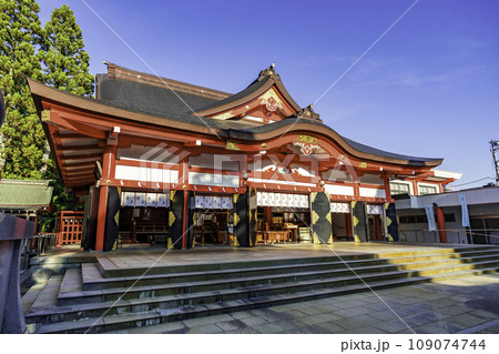 富山市街 日枝神社 拝殿 富山県富山市 富山市街 日枝神社 拝殿 富山県富山市 109074744