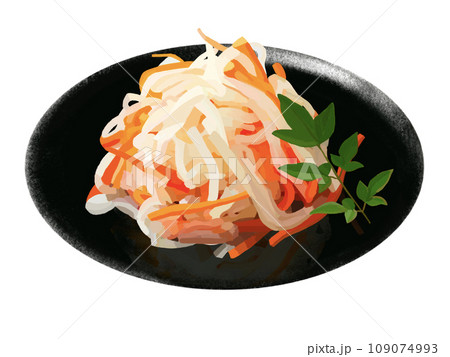 おせち料理の紅白なます 109074993